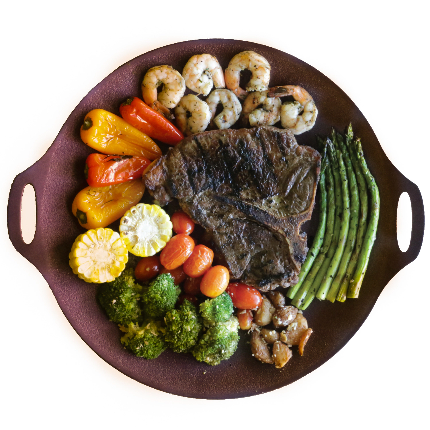 TECHEF 14 Inch Round Griddle Grill Pan