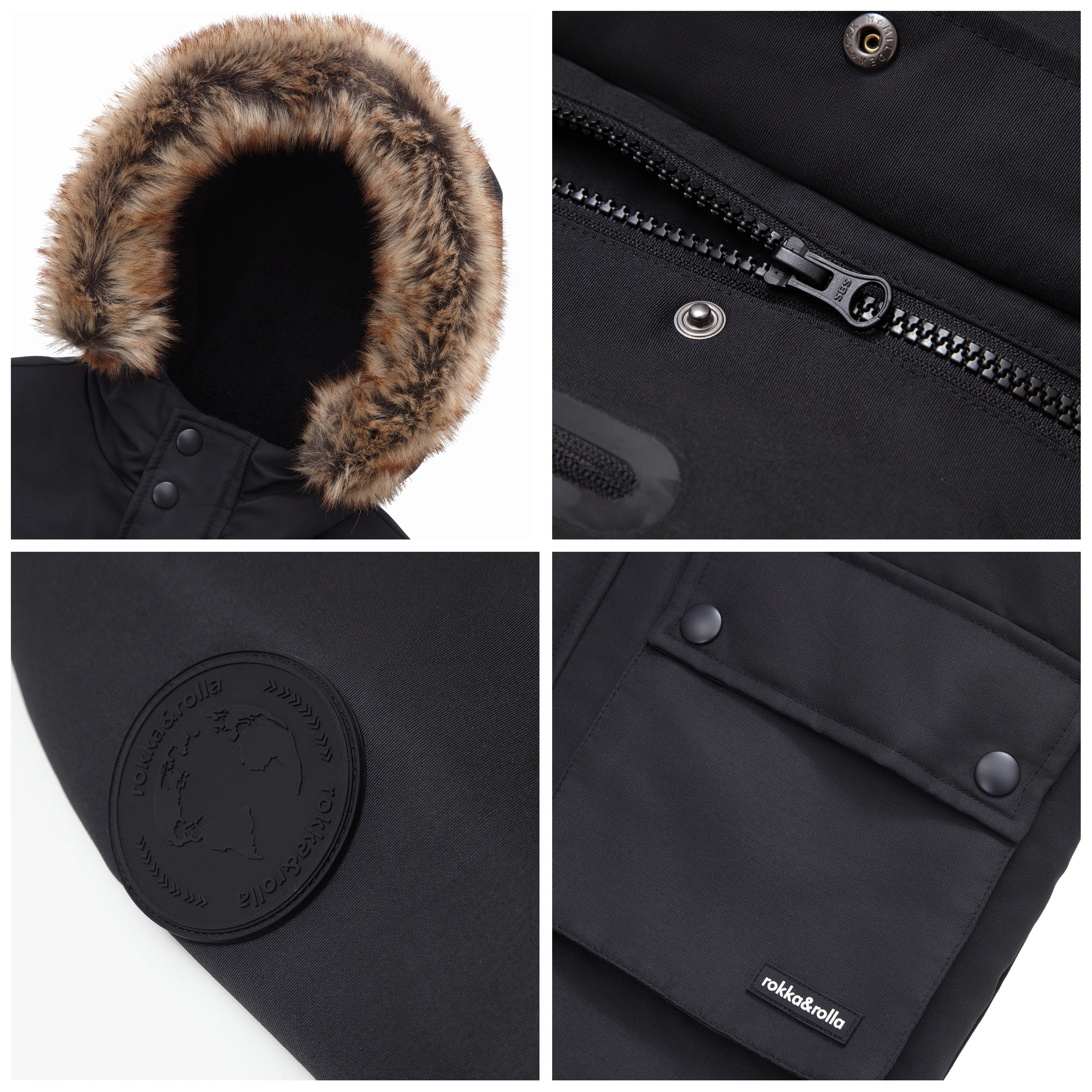 Rokka&Rolla Little & Big Kid Boys Heavyweight Parka