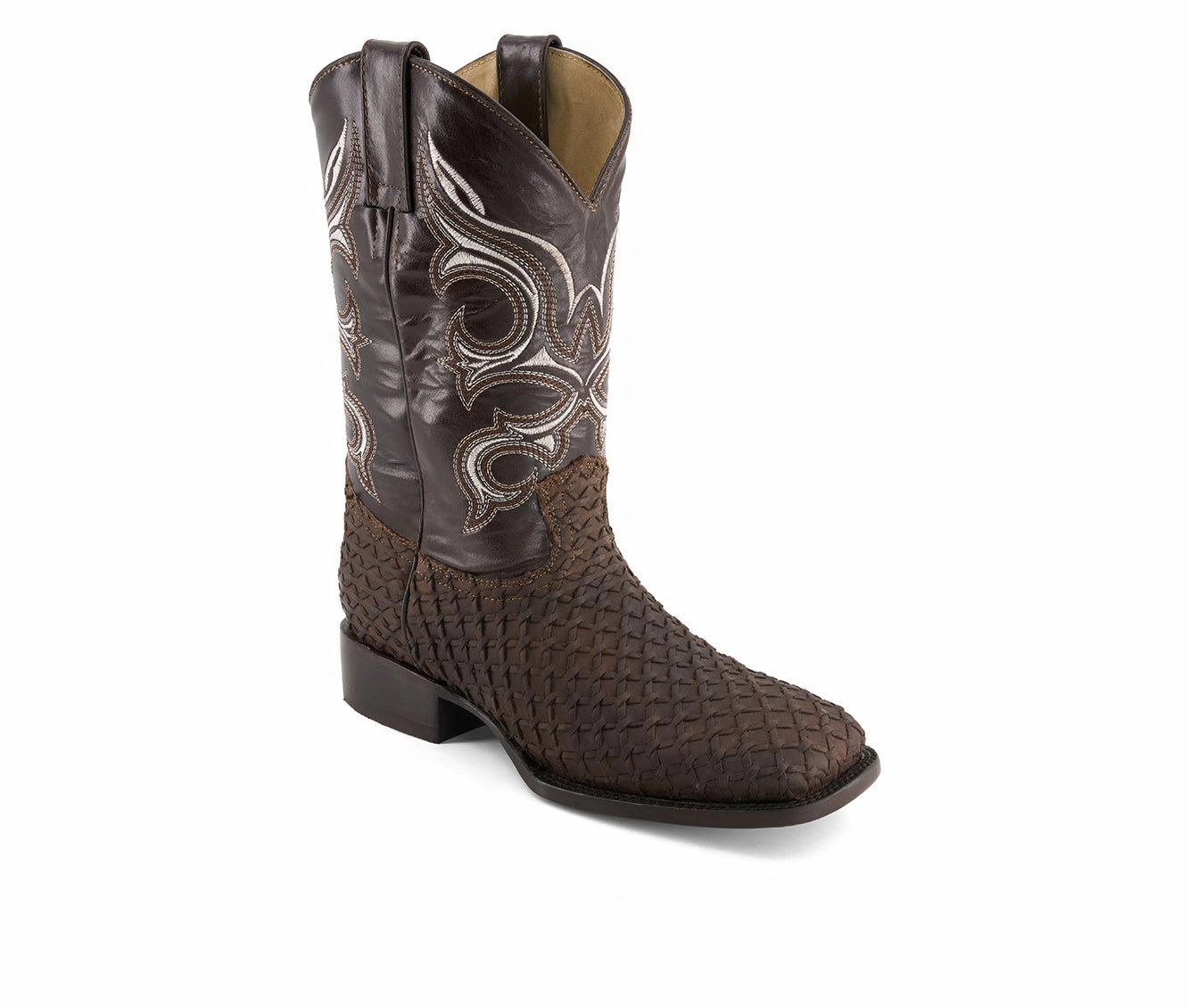 Forastero Mens Real Leather Cowboy Boots
