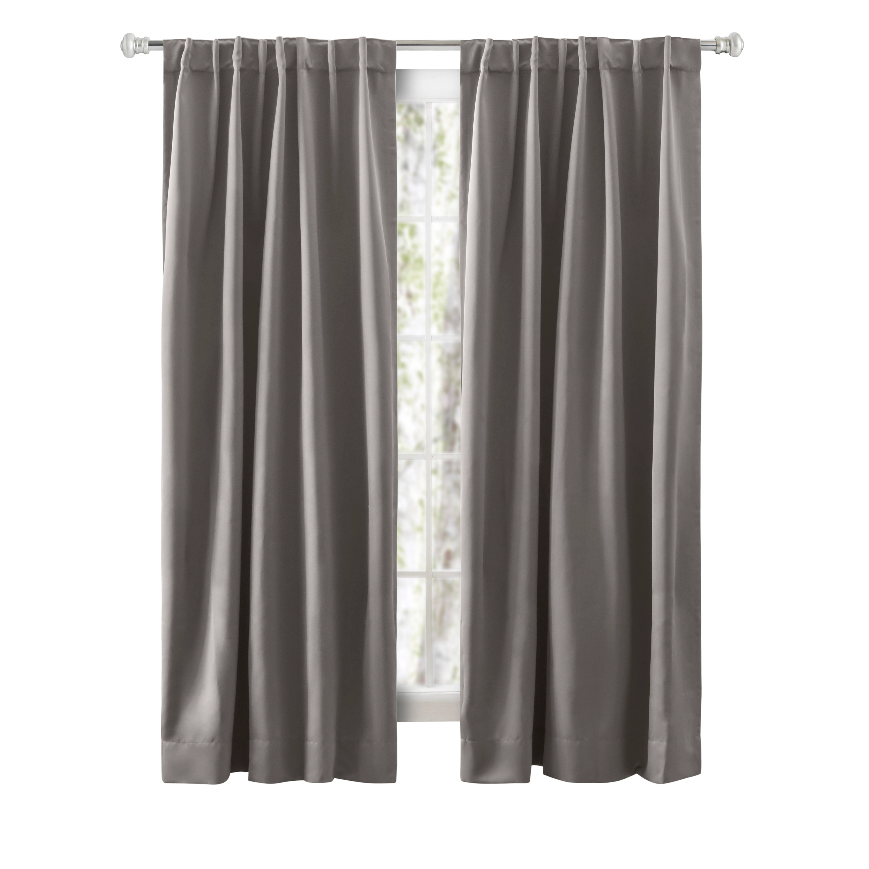 Ricardo Grasscloth Lined Grommet Patio Panel w/Wand