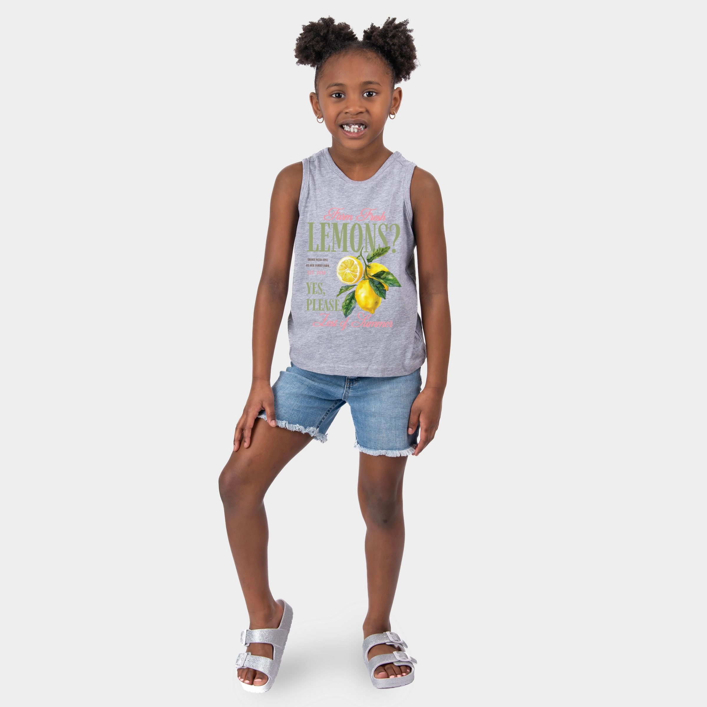 The Juniper Shop - Farm Fresh Lemons Zest of Summer Youth Tank Top