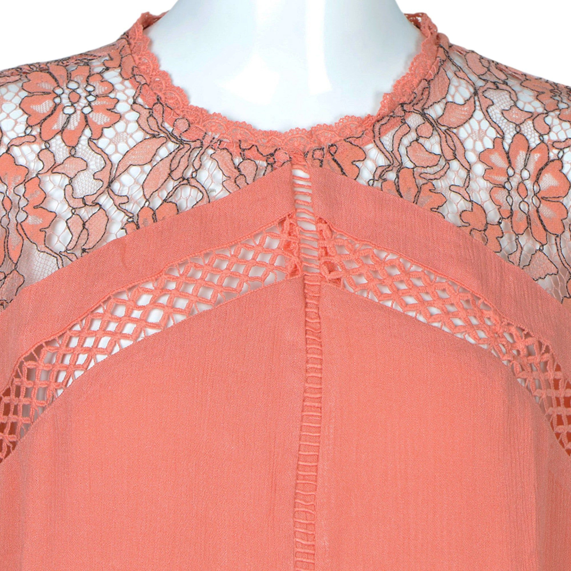 Anna-Kaci Women's Semi Sheer Lace Swing Dress