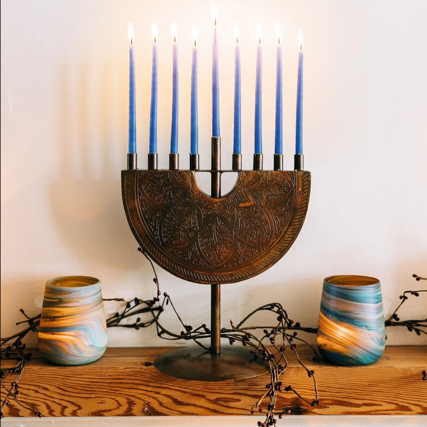 Ten Thousand Villages Desert Sands Candleholder