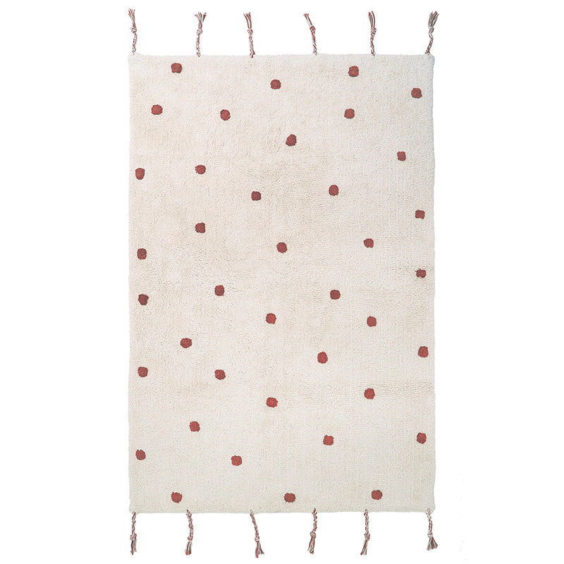 Nattiot Washable Cotton Rug Nümi Black