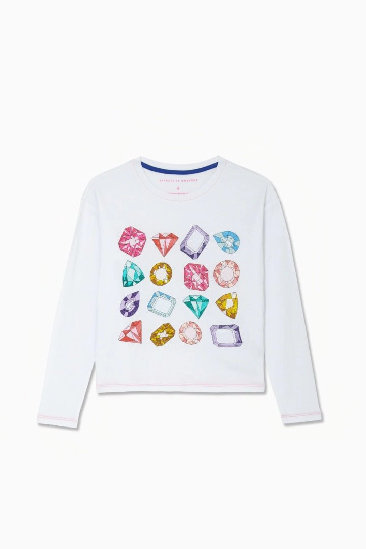Rockets of Awesome Be Jeweled Tee for Girls