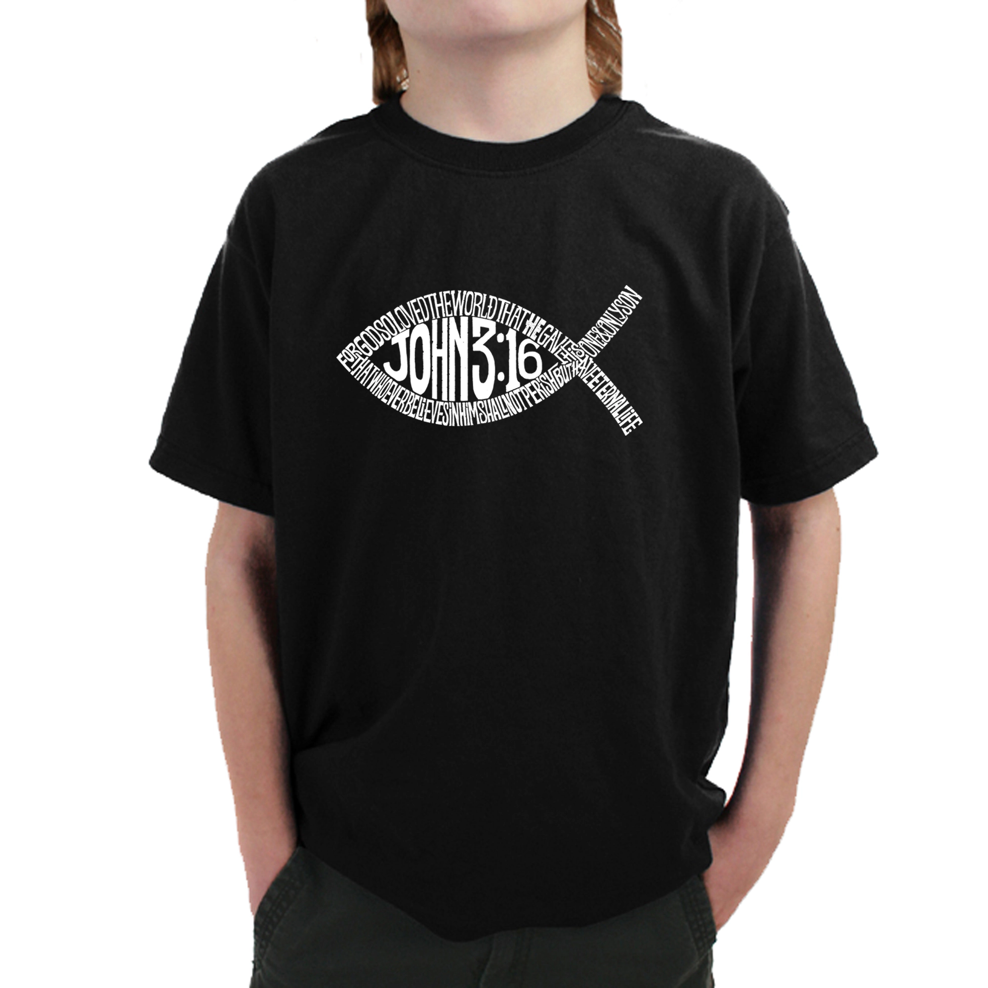LA Pop Art Boy's Word T-Shirt