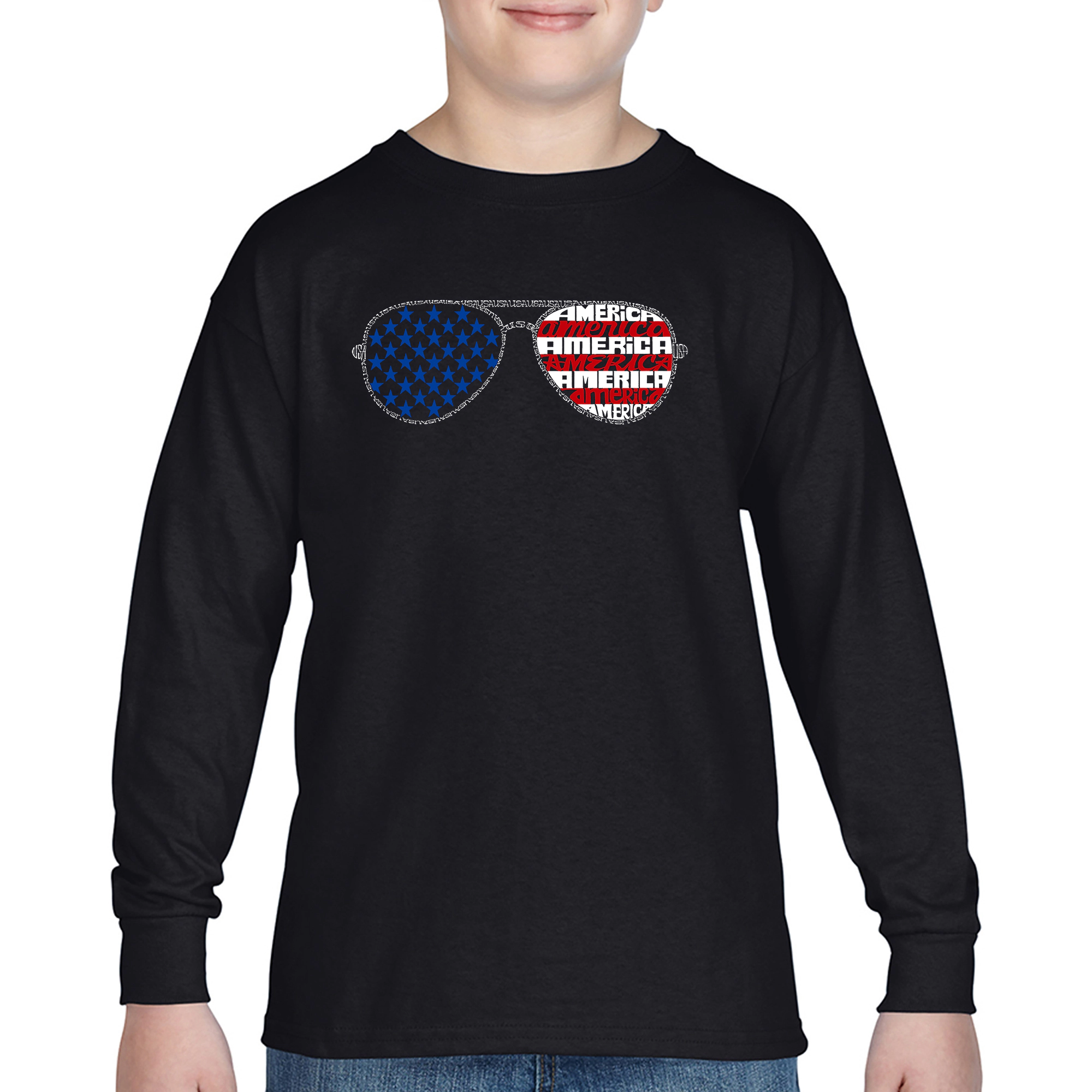 LA Pop Art Boys Long Sleeve T-Shirt