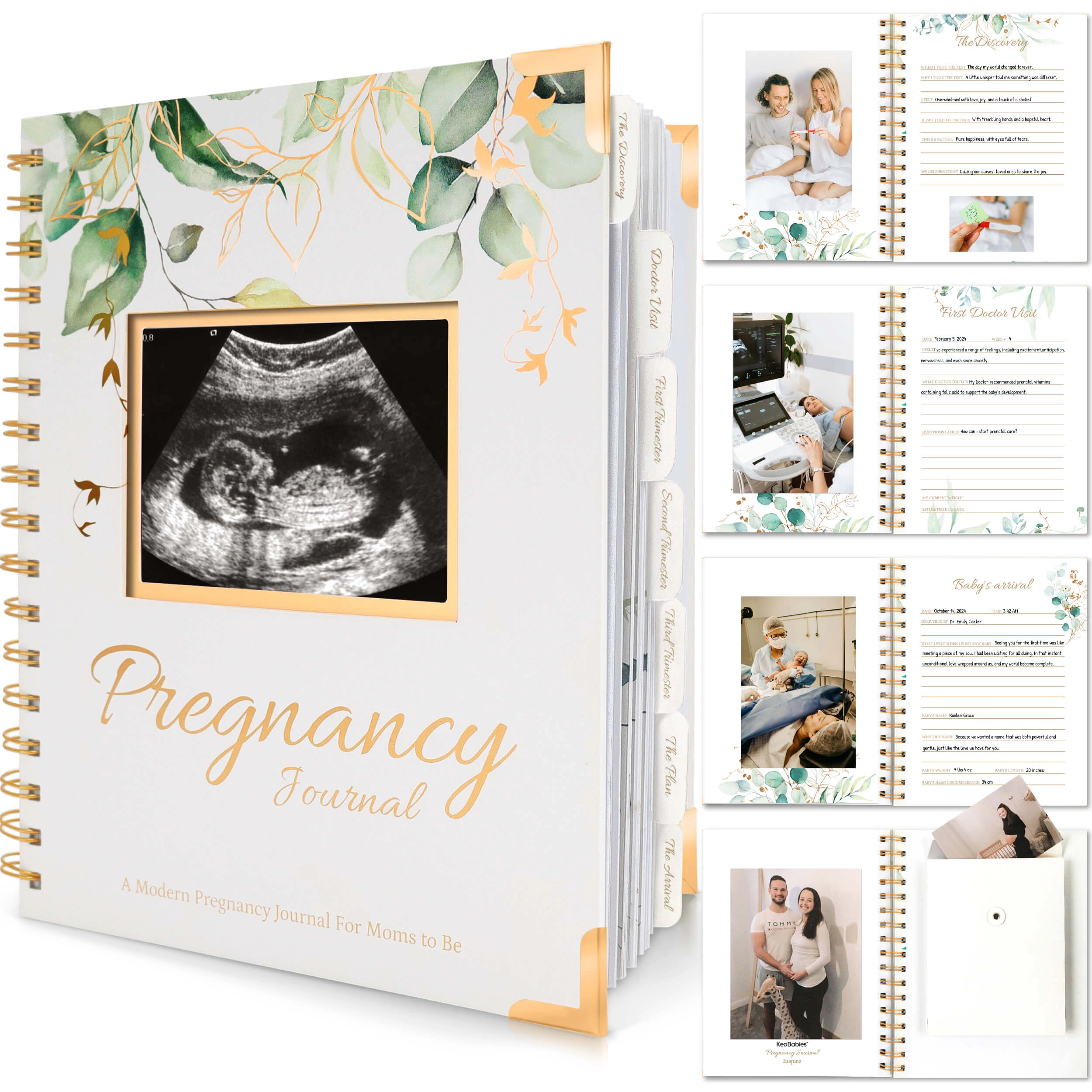 KeaBabies Inspire Pregnancy Journal