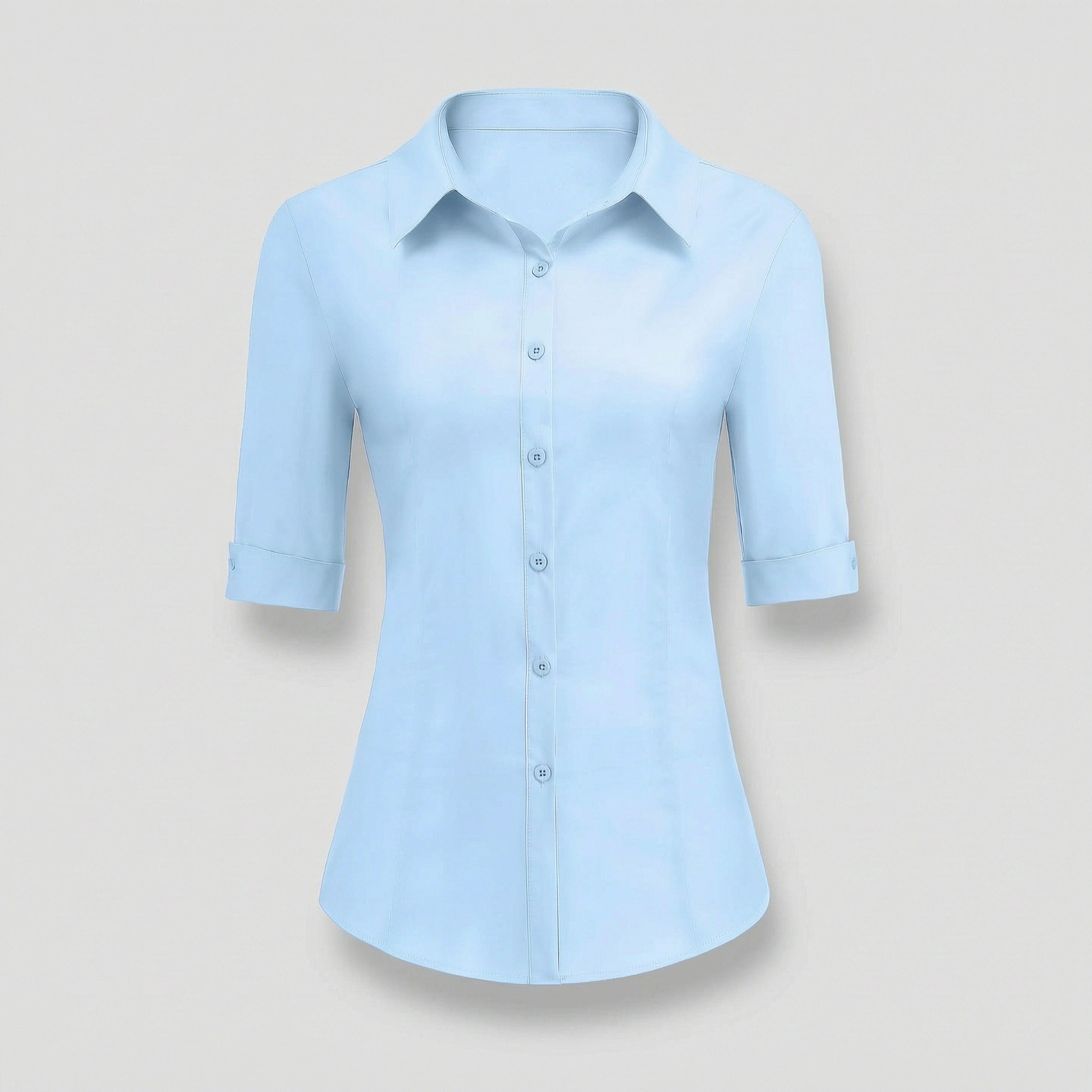 Zeagoo Button Up Shirt Women  Collared Shirts Fitted Buttoned Down Blouse Fitted Tops