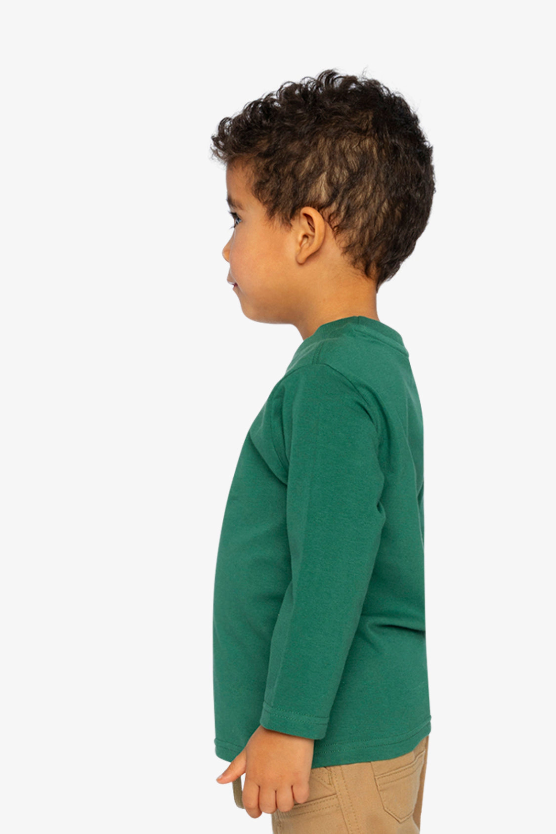 Deux par Boys Long Sleeve Organic Cotton Dino Appliqué T-Shirt