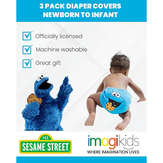 Sesame Street Baby Diaper Covers Set