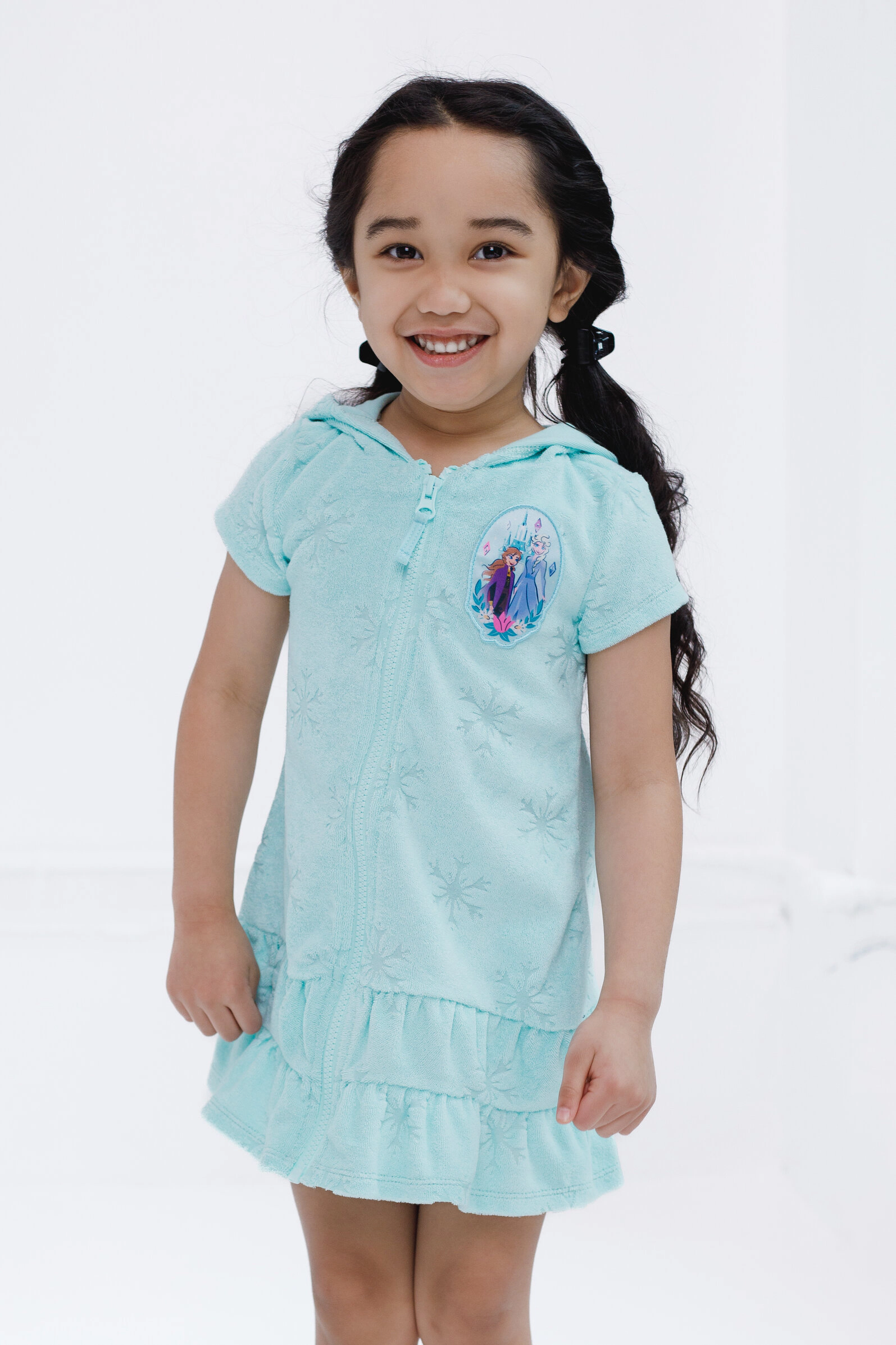 Disney Girls' Hooded Swimwear Cover Up