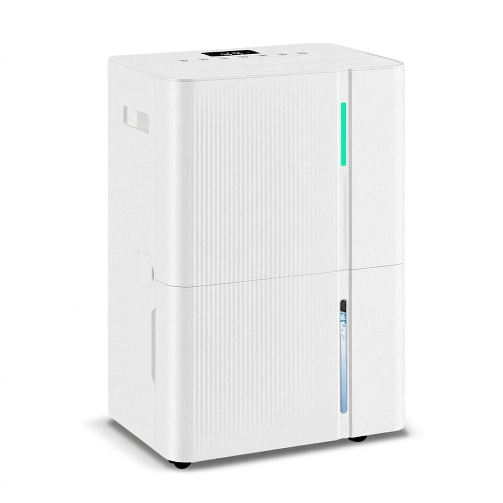 SUGIFT 74-Pint 4500-sq ft Dehumidifier with Touch Panel 1.2-gal Visible Tank 4 Wheels and Sleep Mode