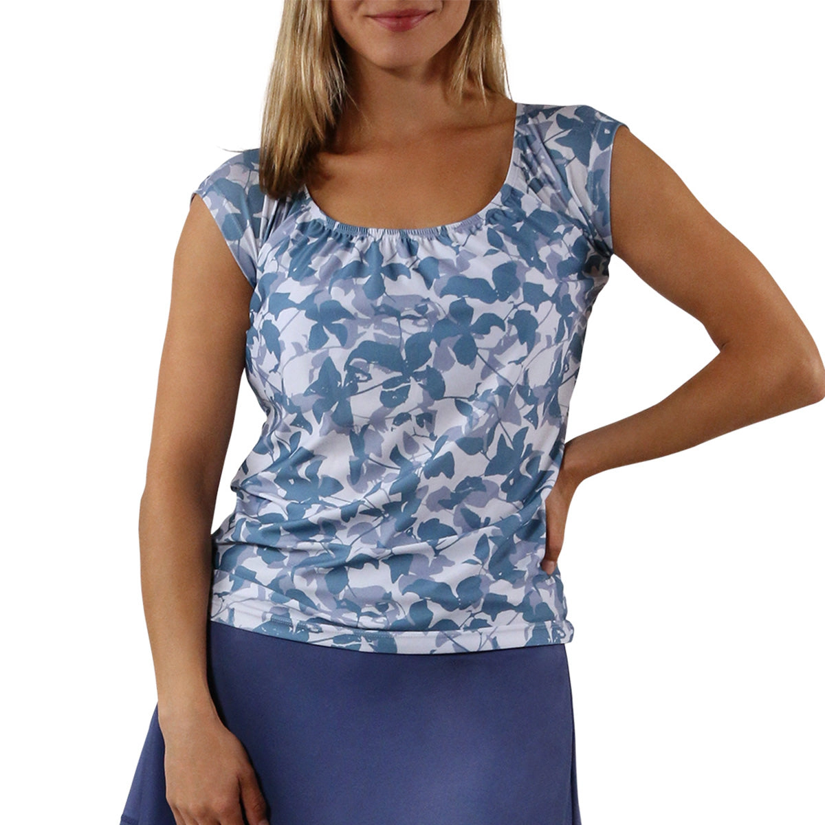 UV Skinz Women's Cap Sleeve Swim Tee