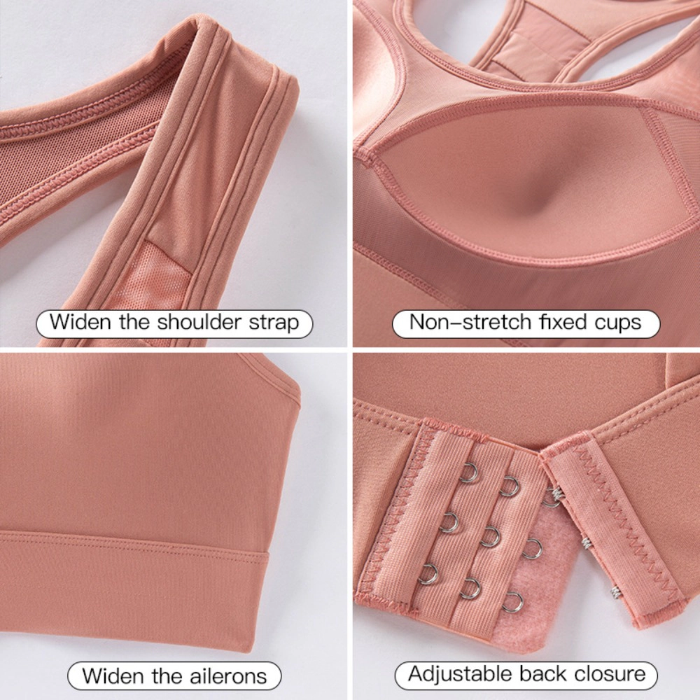 Wardrobe Whimsy Women High Support Impact Sports Bra