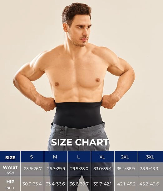 Nebility Mens High Waisted Shaping Shorts