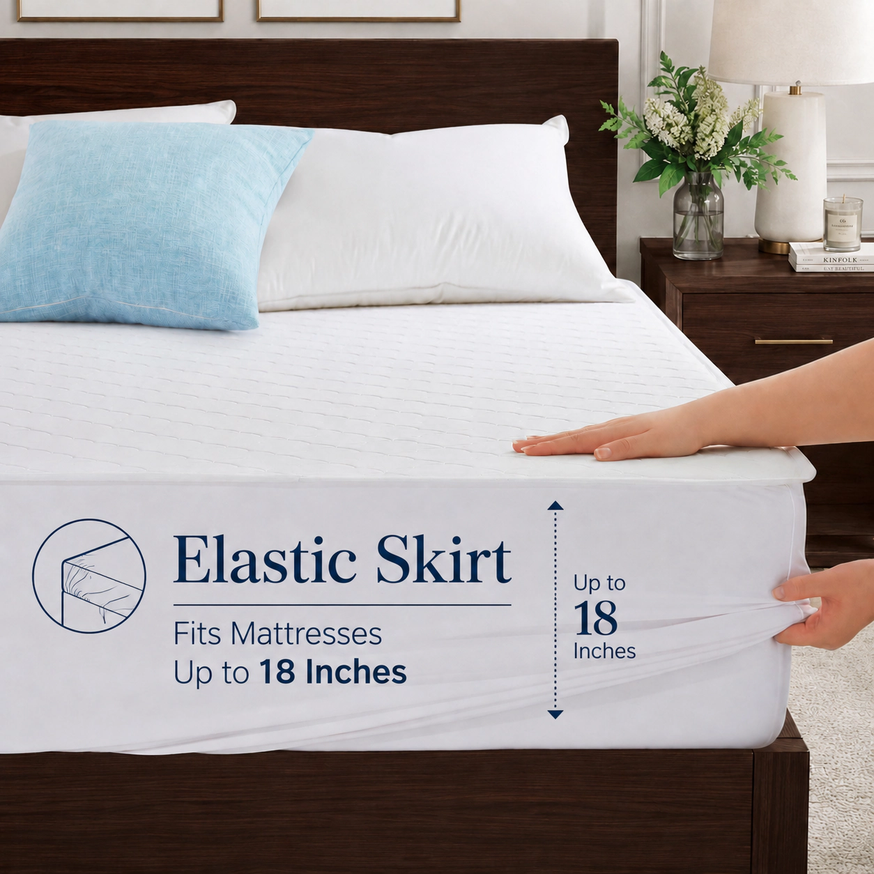 PEACE NEST Ultra Soft Summer Cooling Mattress Pad Mattress Protector