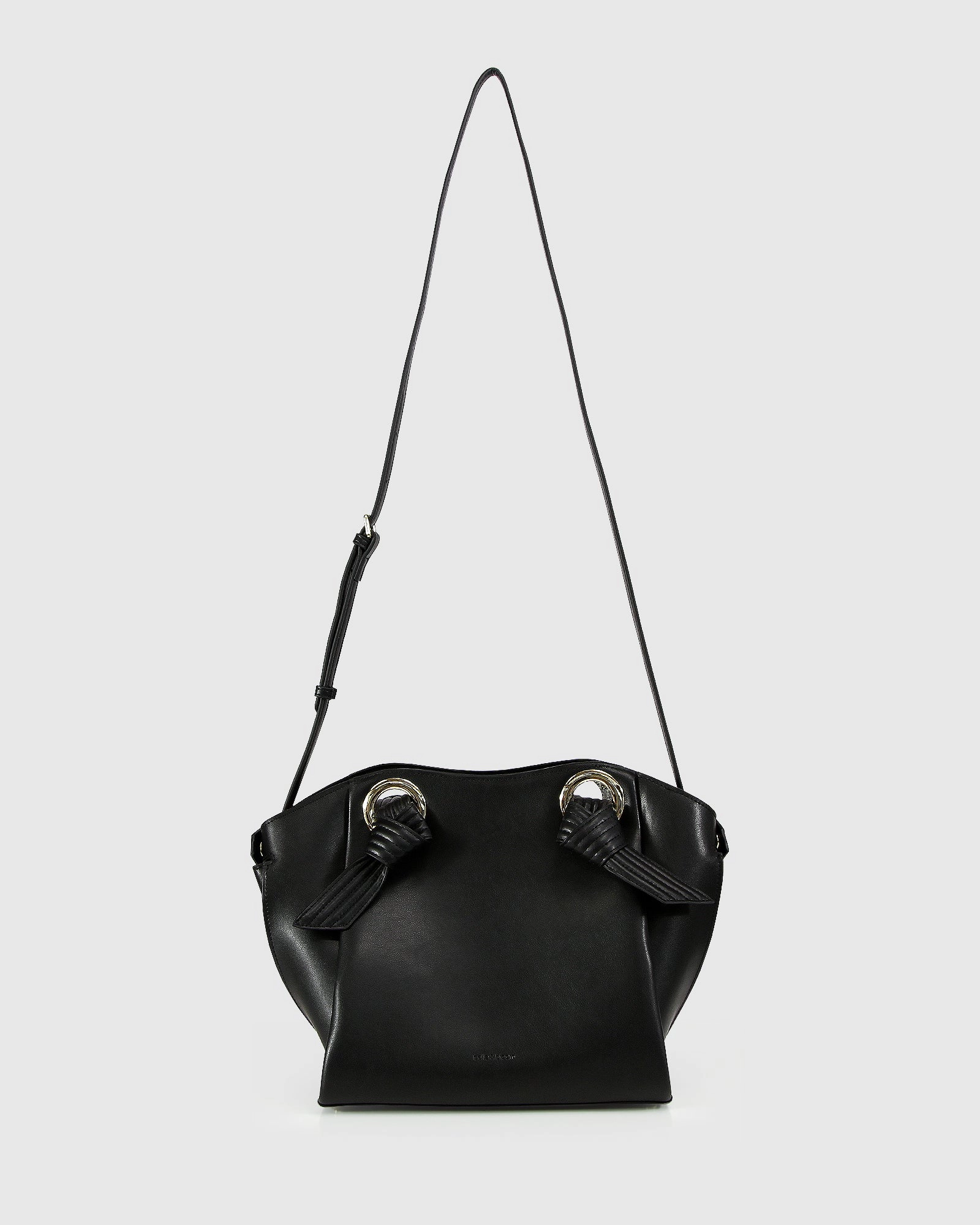 Belle & Bloom Womens Heart Of Gold Leather Shoulder Bag