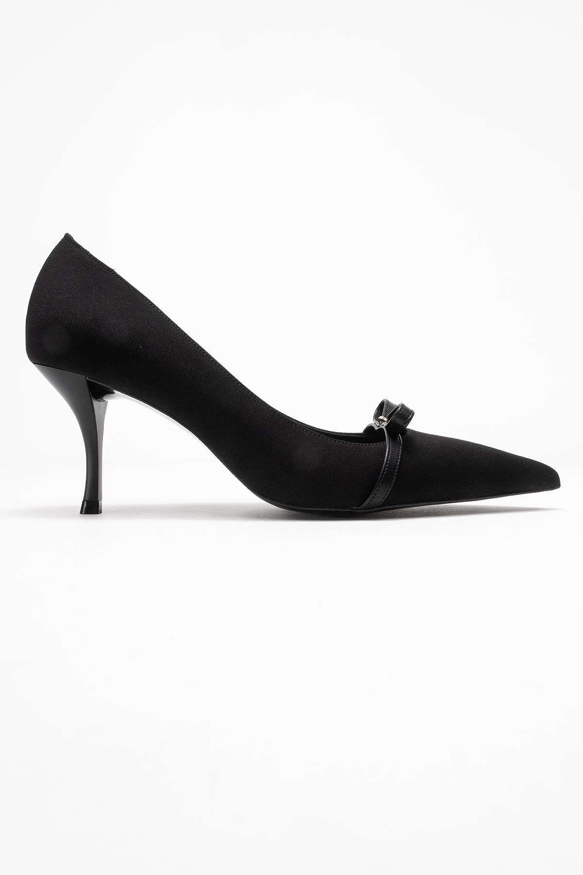 Prologue Shoes Womens Annie Bow Pointed Toe Pump