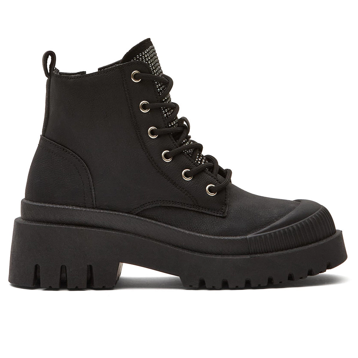 Andrea Chunky Boots, Canvas