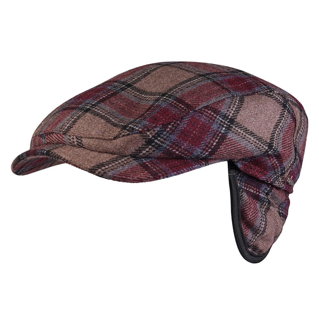 Wigens Men's Tartan Plaid Ivy Contemporary Earflap Cap