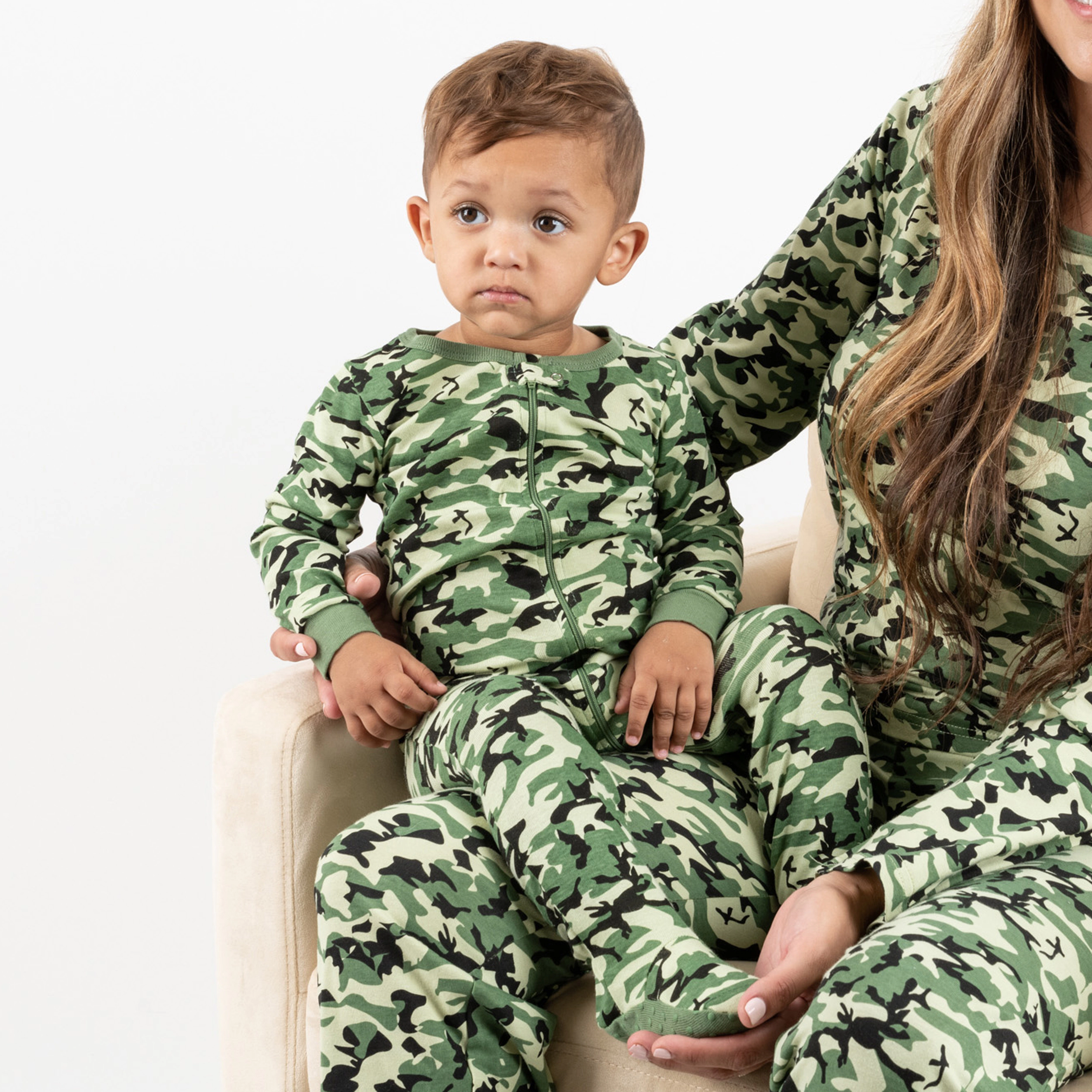 Leveret Baby/Toddler Boys Novelty Print Cotton Footed Pajamas