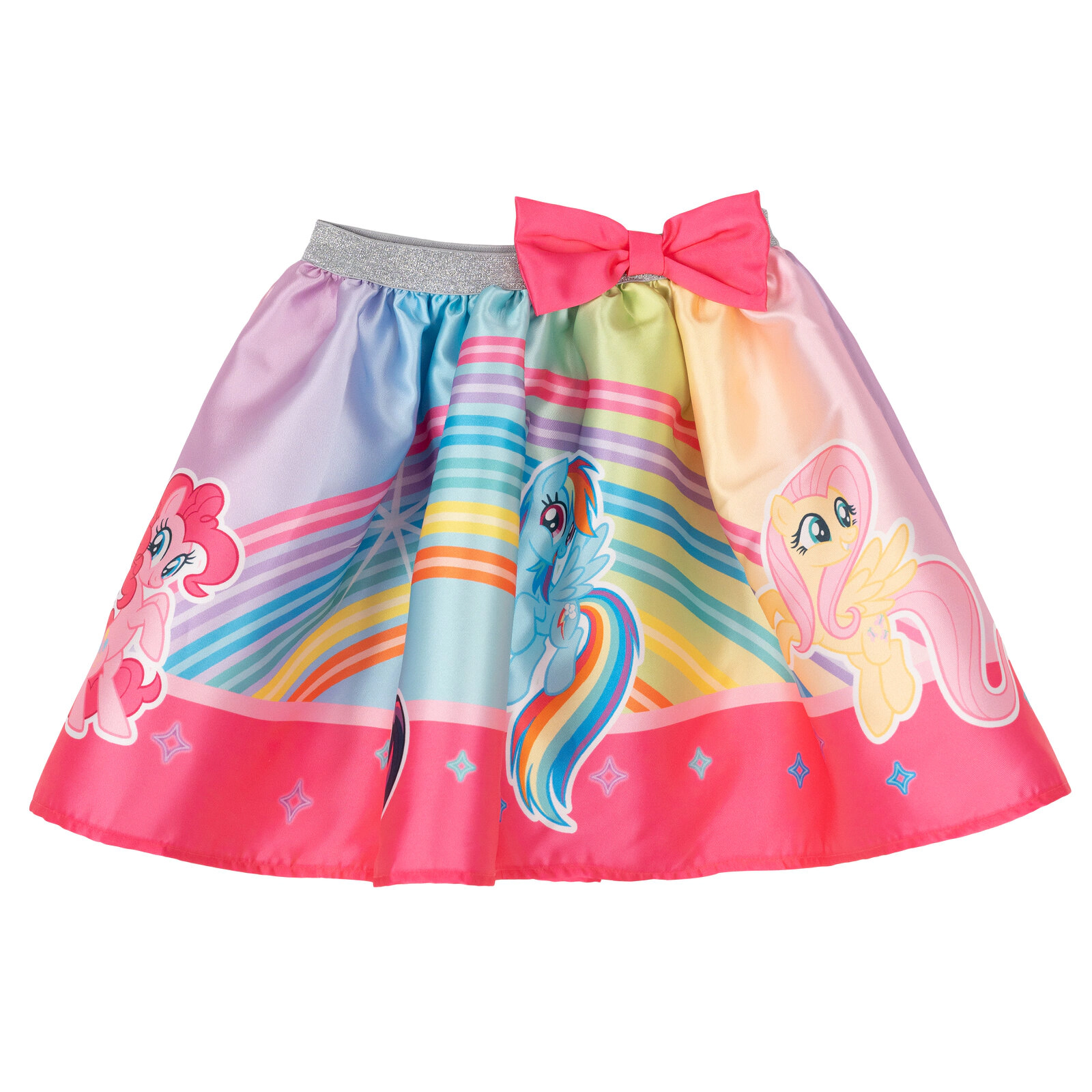 My Little Pony Girls' Satin Skirt and Top Set with Bag