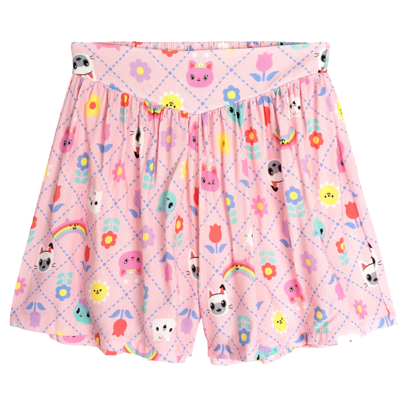 Dreamworks Gabby's Dollhouse Girls' 2-Piece T-Shirt and Skort Set