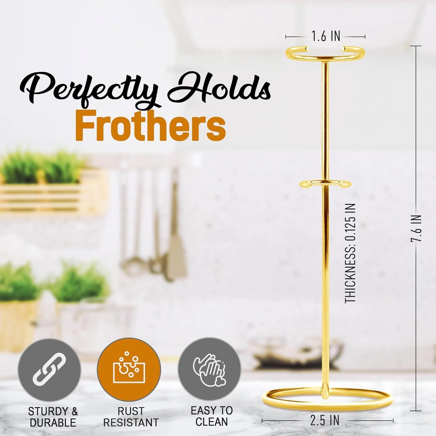 Zulay Kitchen Original Frother Stand for Milk Frothers