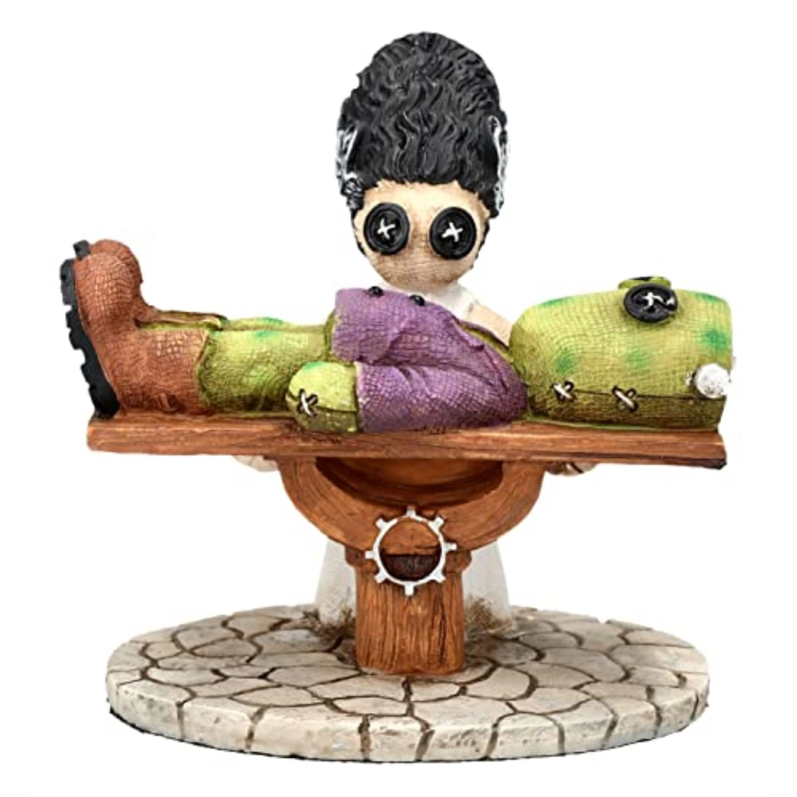 Pacific Giftware Pinhead Monsters Giving Life Frankenstein and Bride Statue Figurine 4.5 inch by Ruben Macias