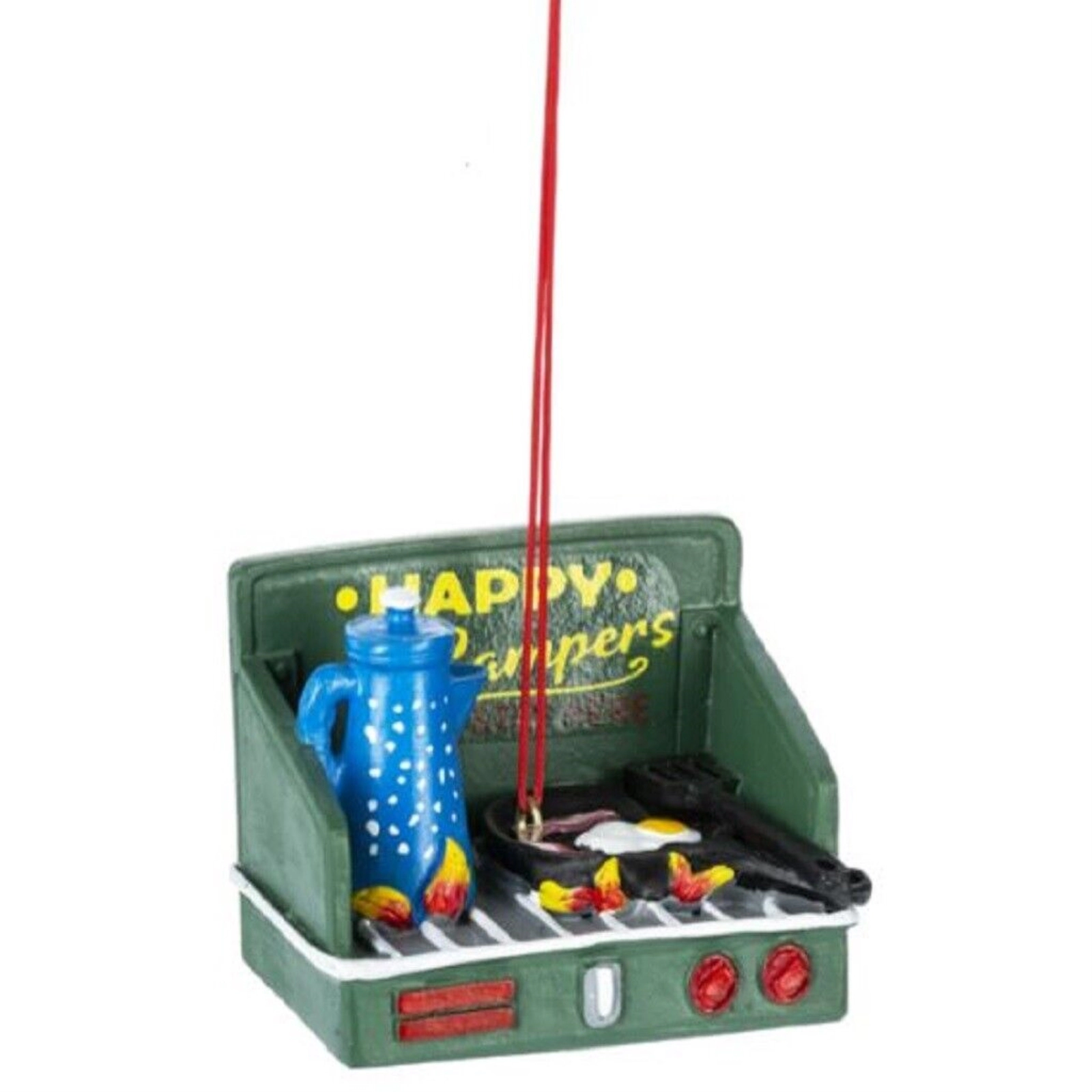 Ganz Happy Campers Camp Stove Christmas Tree Camping Ornament 1.75 inch
