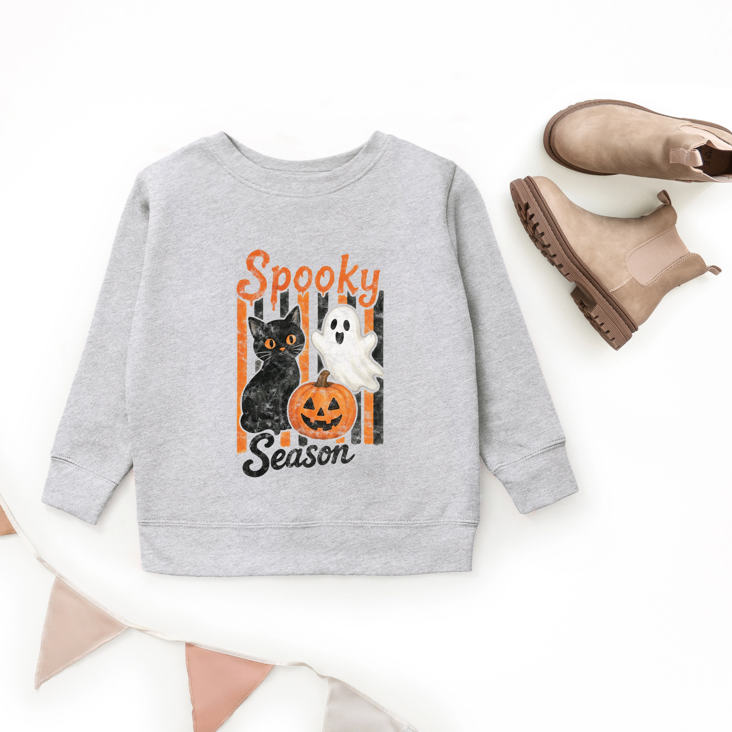 The Juniper Shop - Youth Graphic Sweatshirt Spooky Season Characters