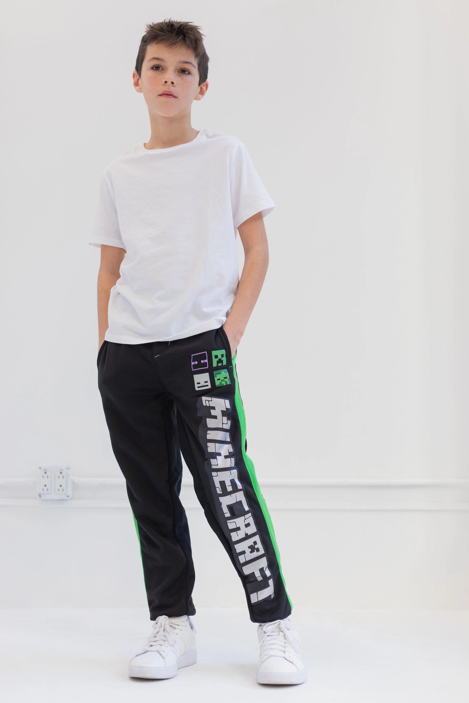 Minecraft Boys' 2-Pack Fleece Jogger Pants