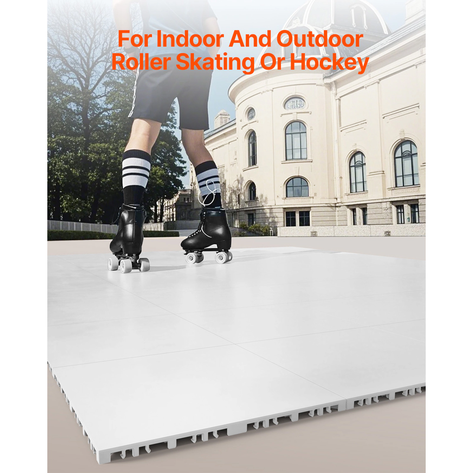 HONGGE Dance Floor Tiles Interlocking Dance Floor sq. ft/Box
