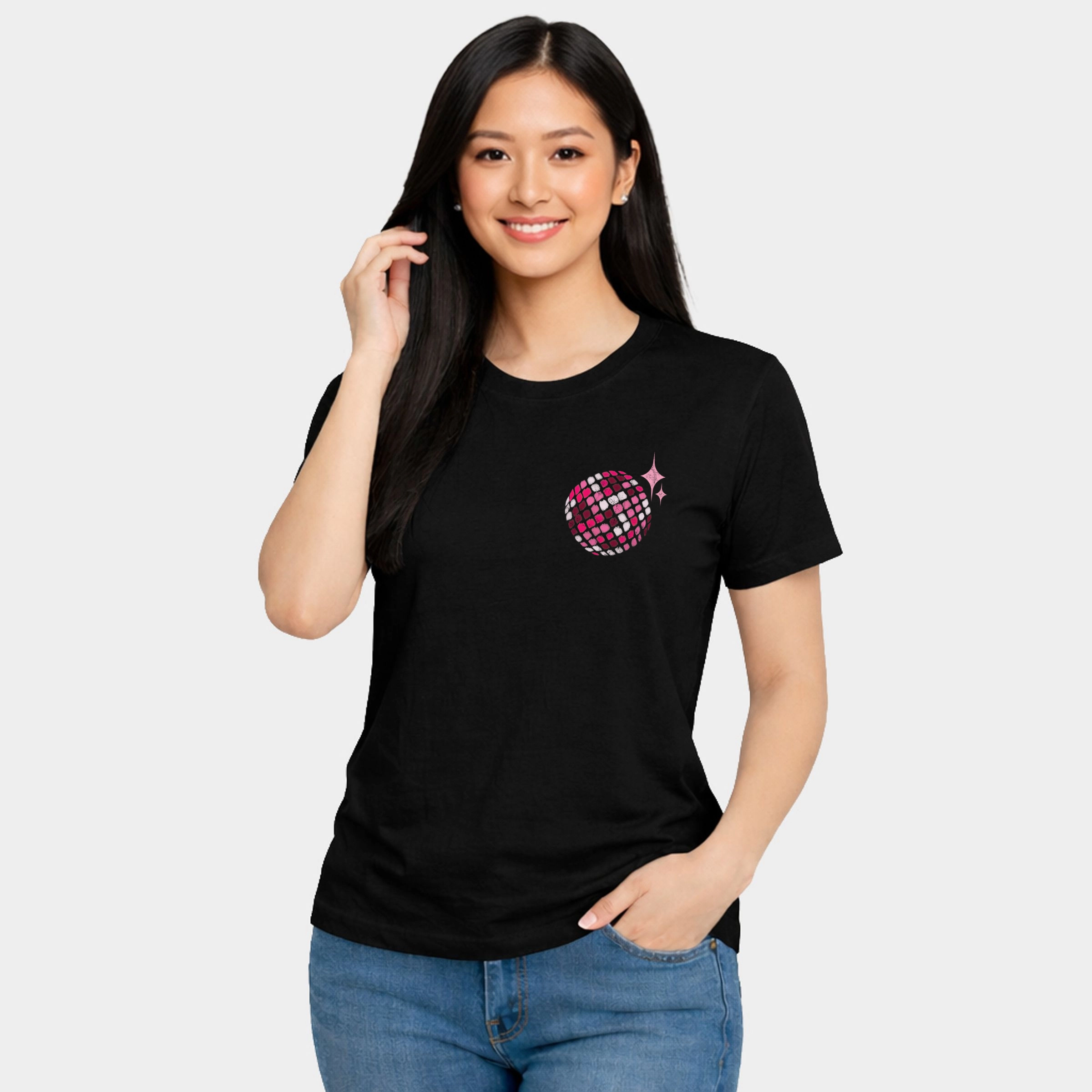 Simply Sage Market - Women's Short Sleeve Graphic T-Shirt Not My First Disco