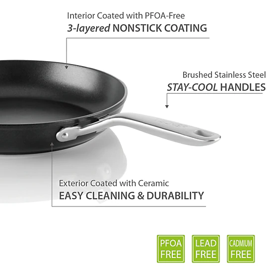 TECHEF Onyx - 10 Inch Nonstick Frying Pan