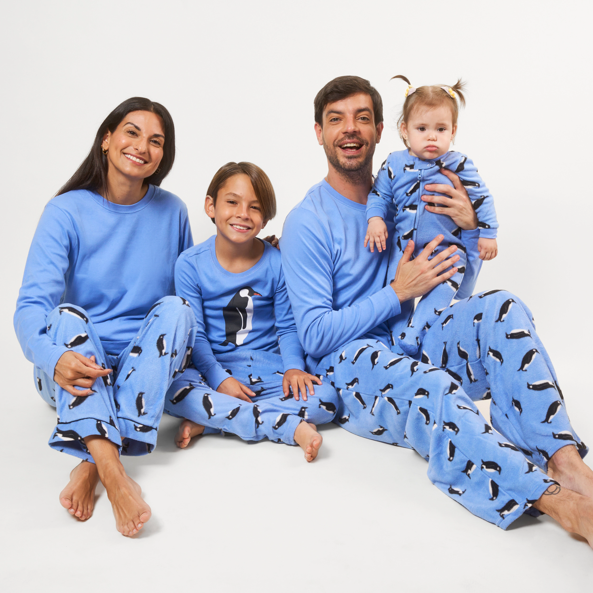 Leveret Baby/Toddler Holiday Print Fleece Footed Pajamas