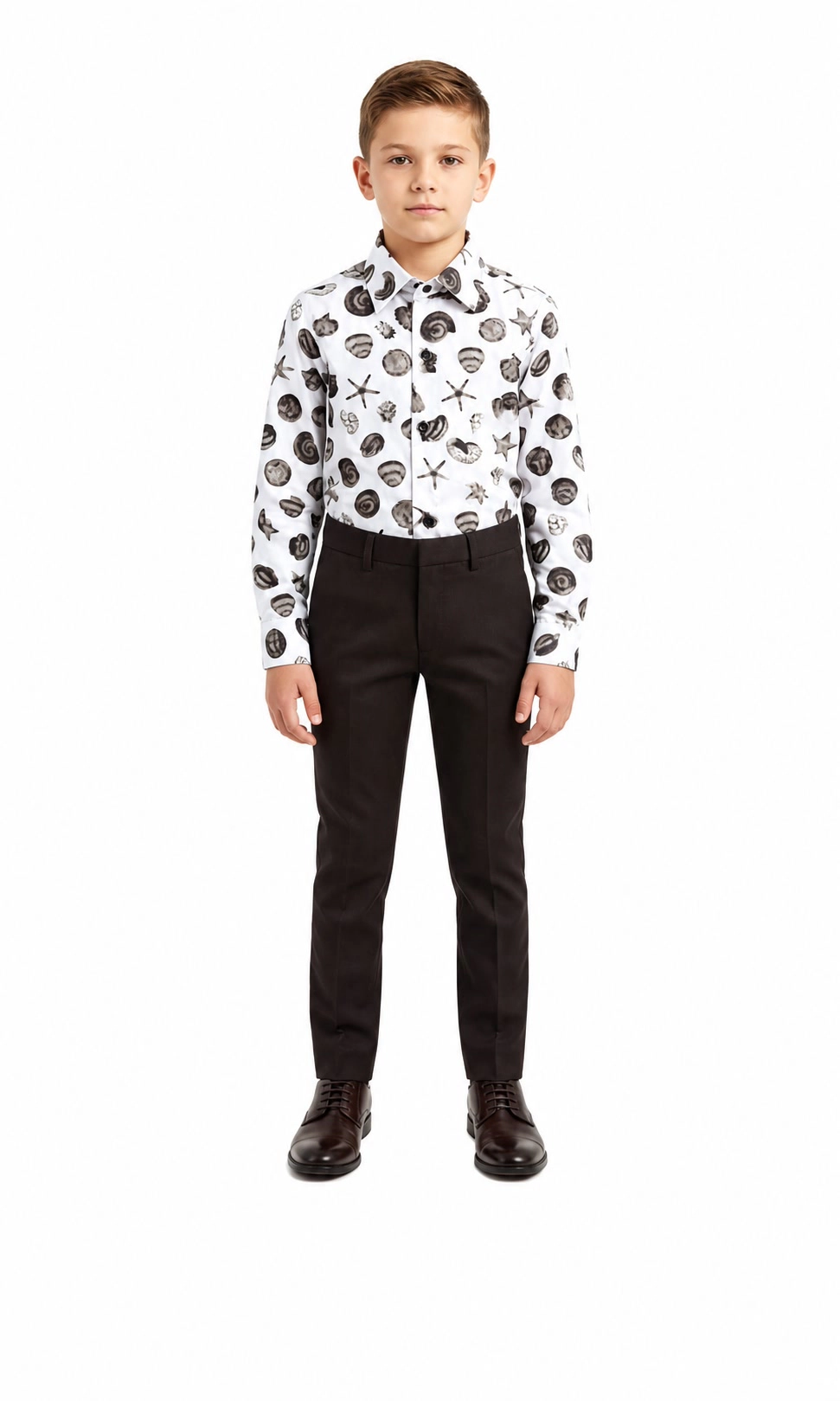 Elie Balleh Boys Slim Fit Dress Pants