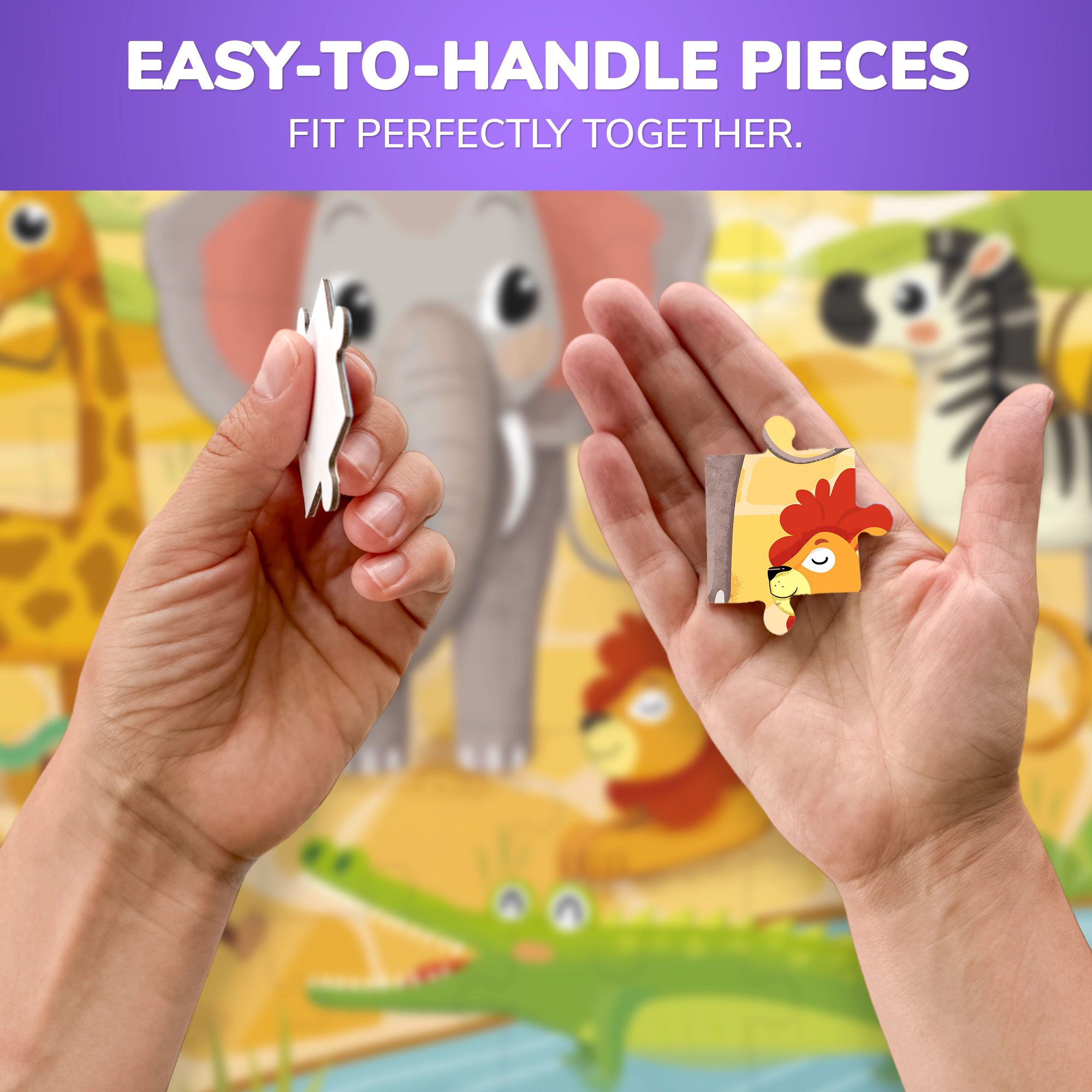 QUOKKA 30 Piece Jigsaw Puzzle for Kids, Educational Puzzles with Princess, Animals & Dinosaurs, Ages 2-6