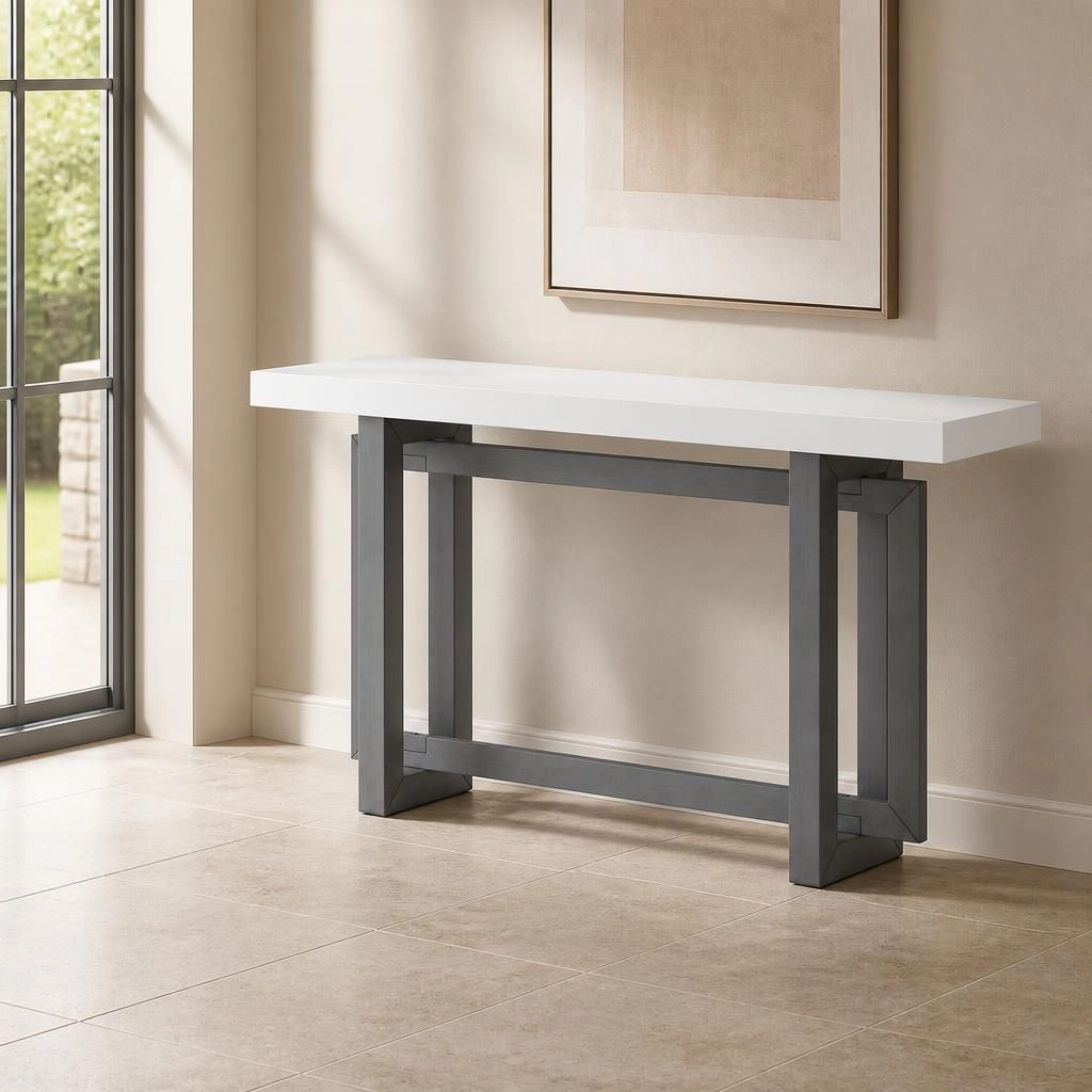 GOODSILO Long Narrow Rectangular Console Table
