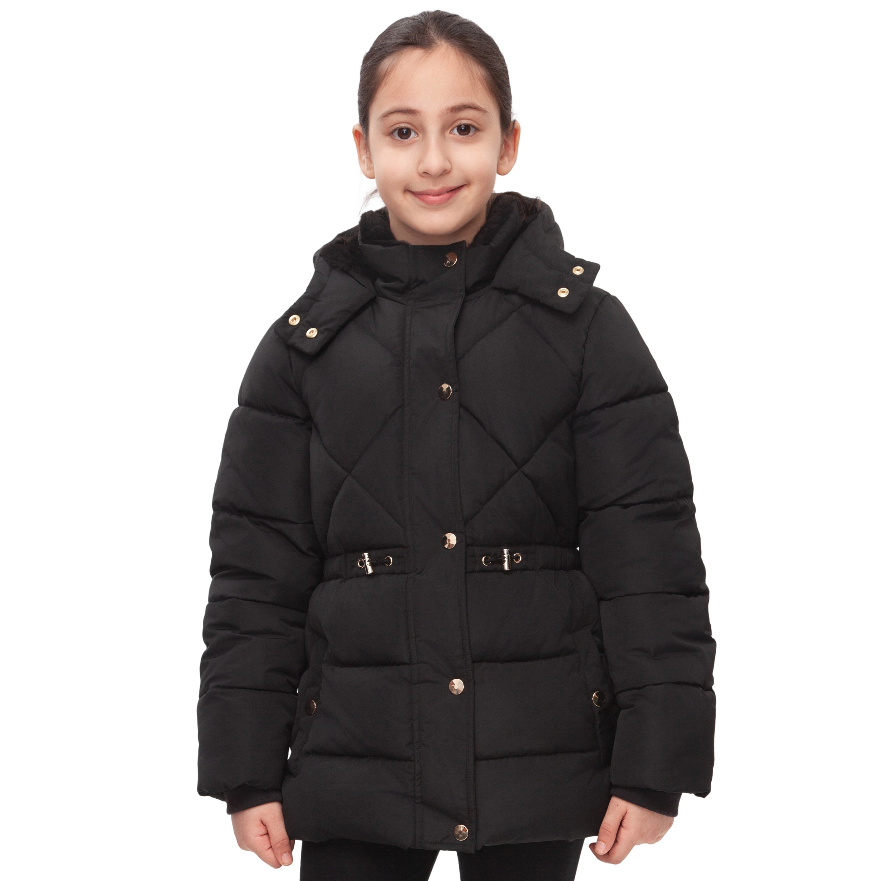 Rokka&Rolla Little & Big Kid Girls Timeless Quilted Coat
