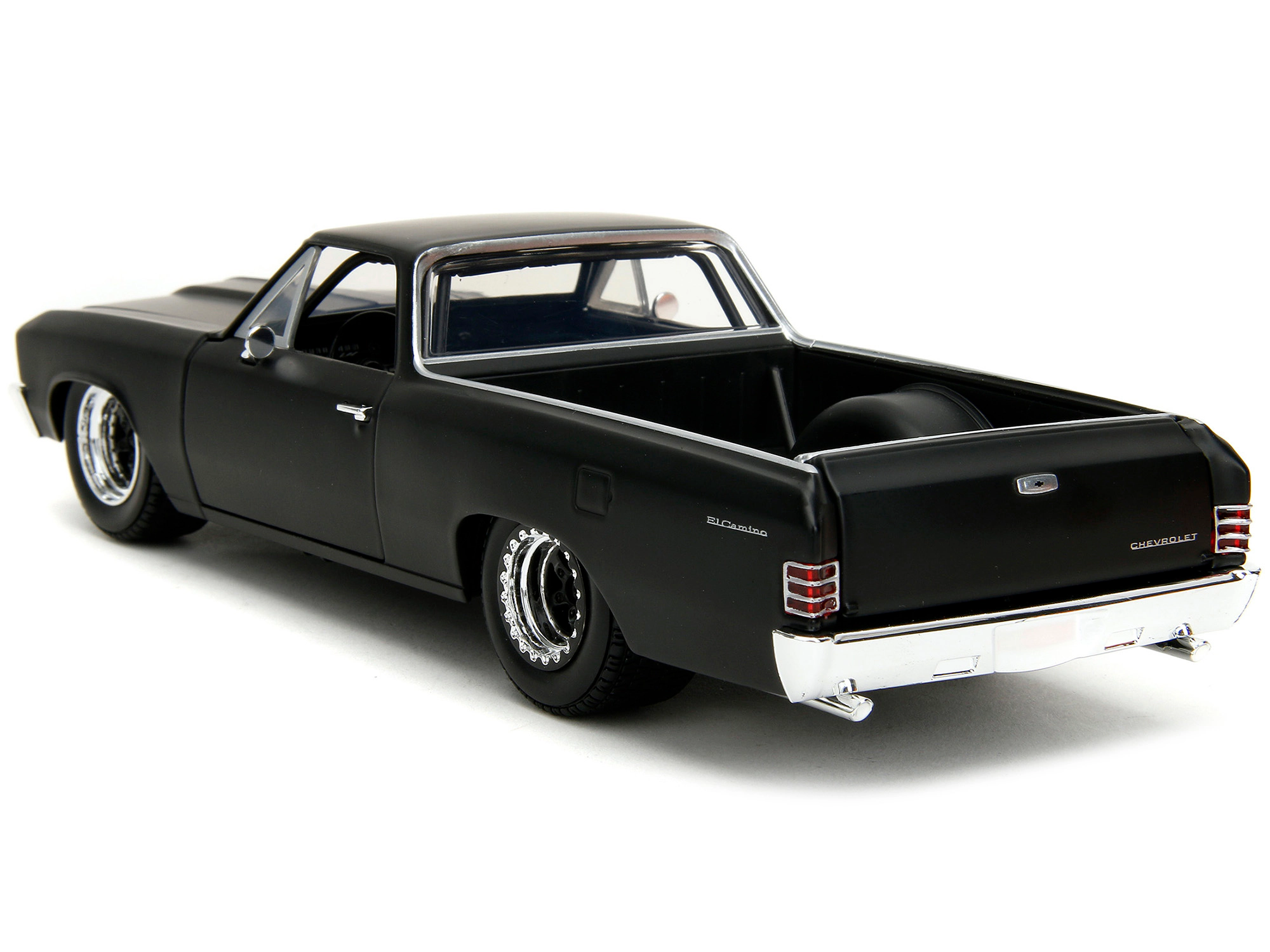 Jada 1967 Chevrolet El Camino Matt Black "Fast & Furious" Series 1/ Diecast Model Car by Jada