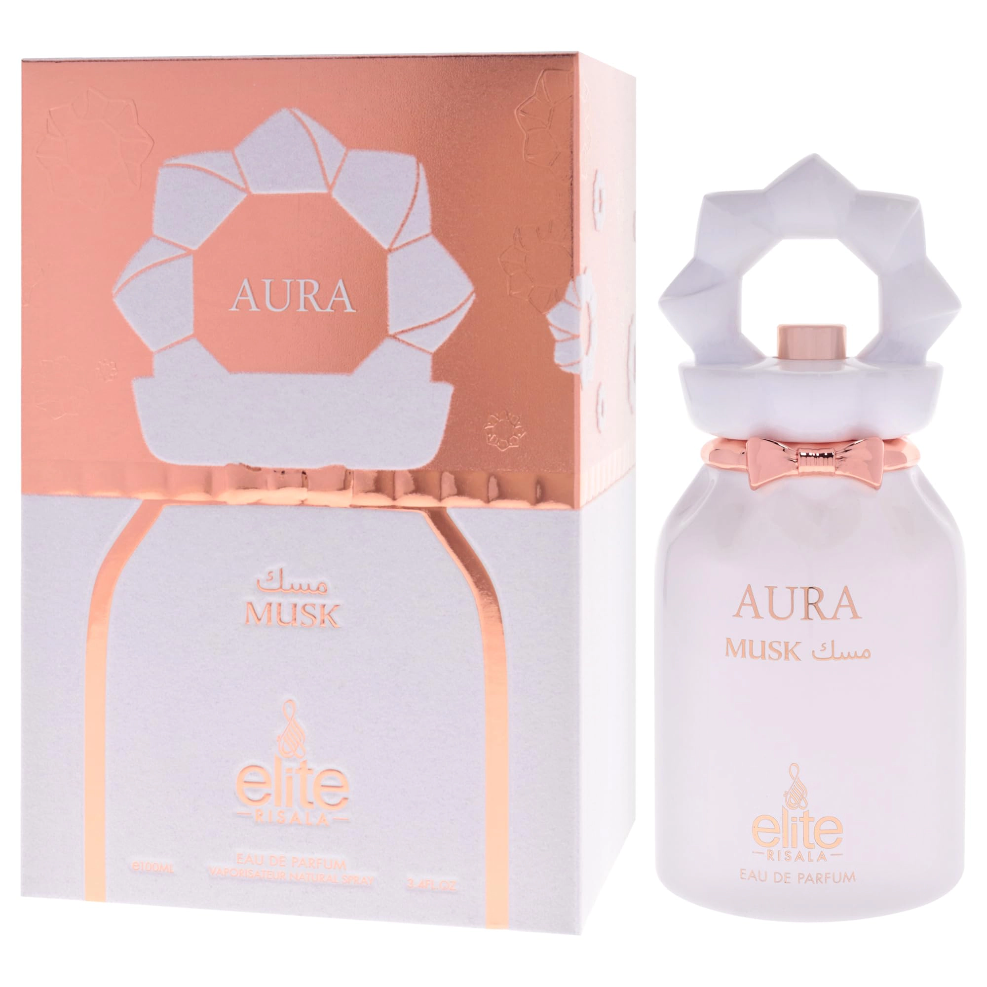 Risala Elite Aura Musk EDP Unisex - Oriental Floral Amber 3.4 oz Spray