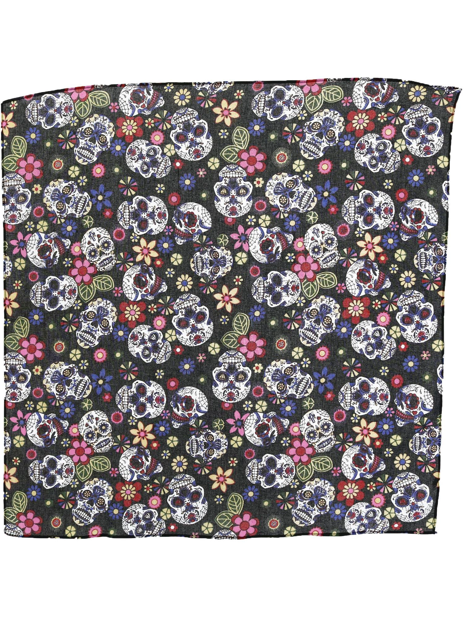 CTM® Day of the Dead Skull Print Bandana