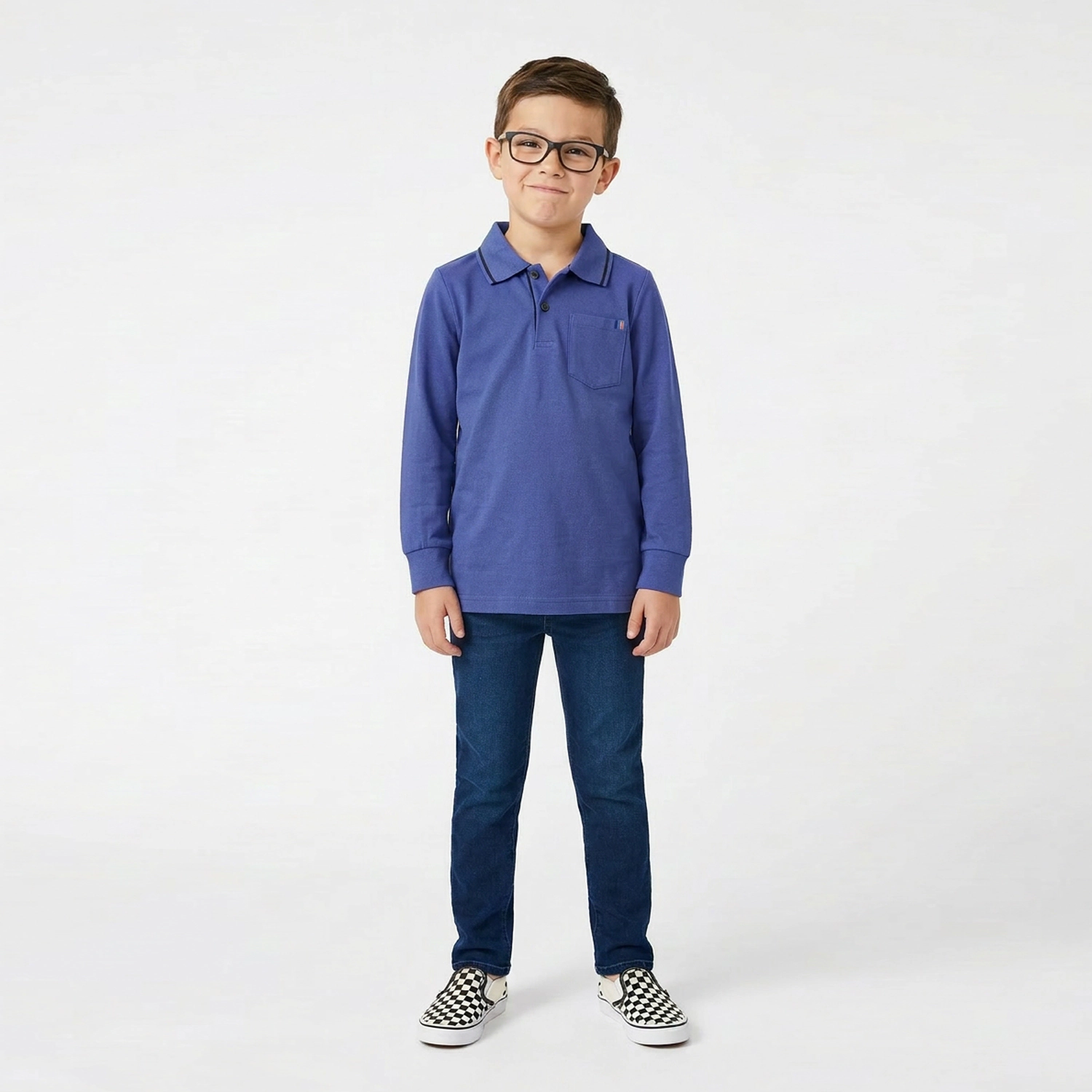 Rockets of Awesome Tipped Collar Polo for Boys
