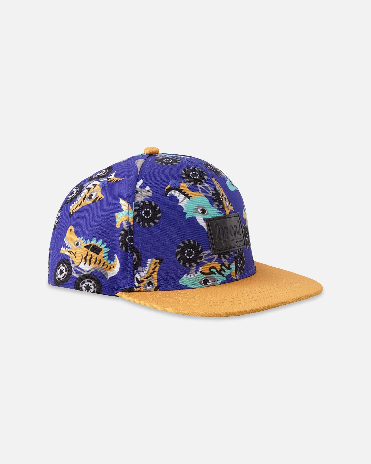 Deux par Deux Boys Cap Truck Print