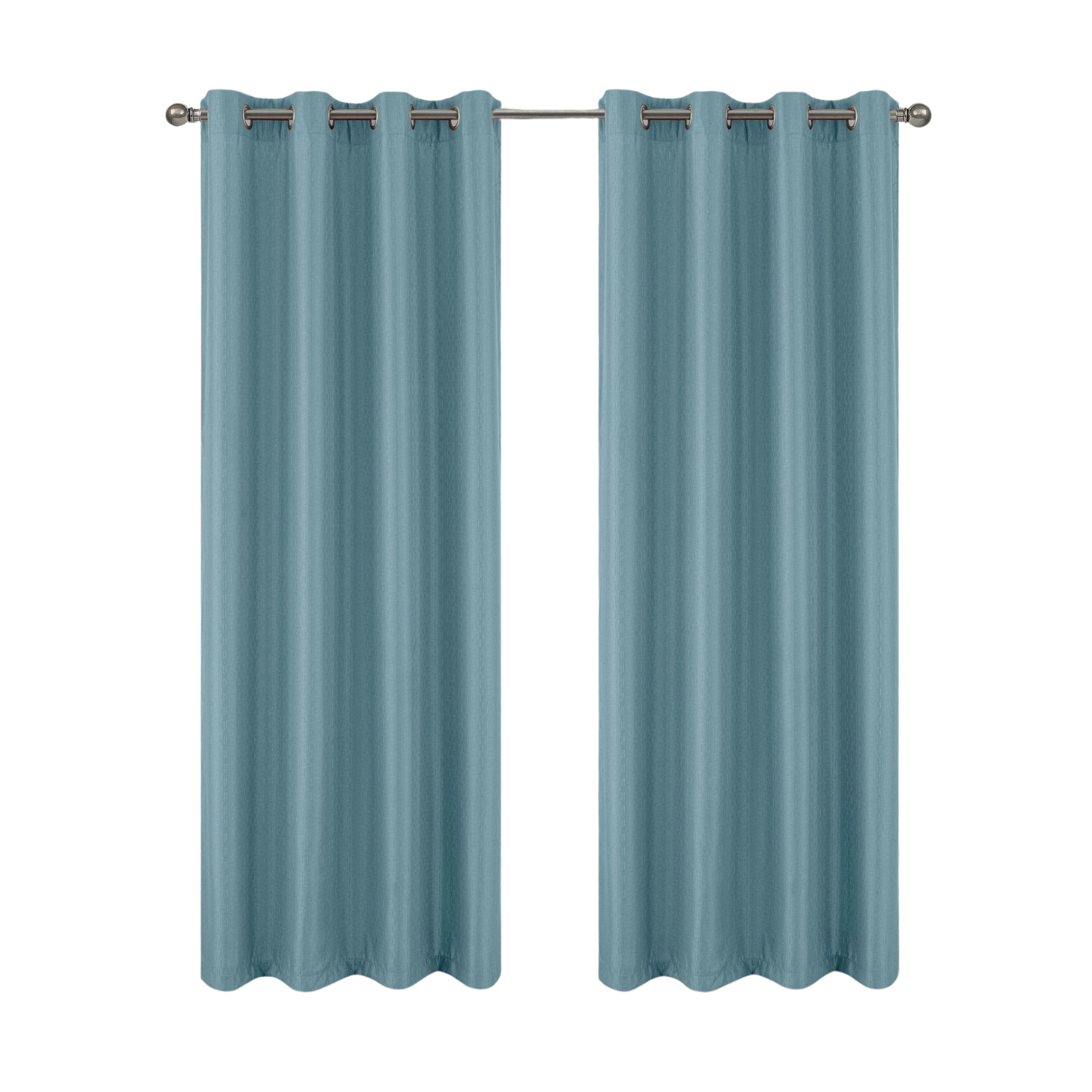 RT Designers Collection 100% Polyester 140 GSM Sedona Jacquard Grommet Curtain Panel 54" x 90