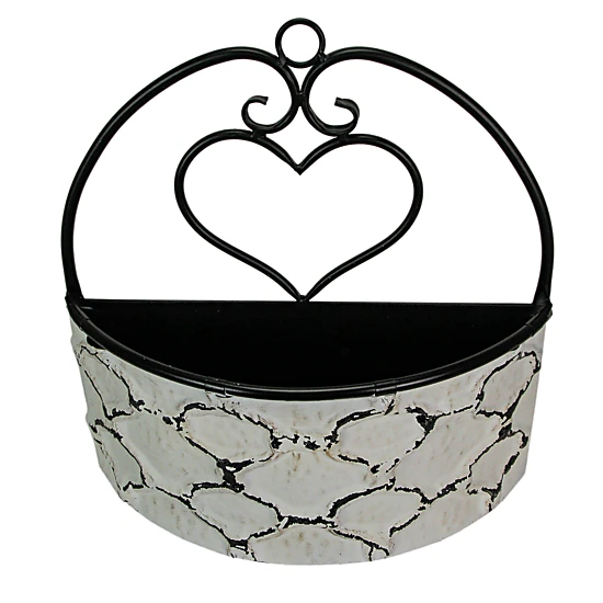 Special T Imports Large & Small Galvanized Metal Rustic White Wall ...