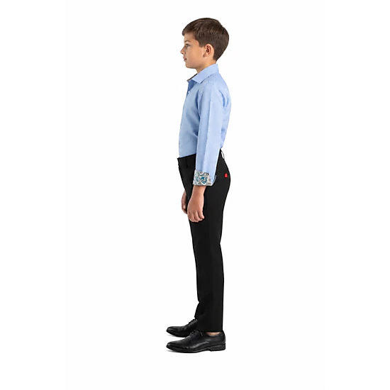 Elie Balleh Boys Slim Fit Houndstooth Button-Down Shirt