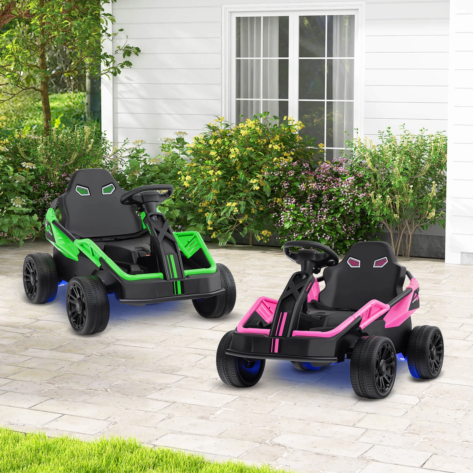 Costway Ride on Car for Big Kids 12V Battery Powered Electric UTV with Remote Control